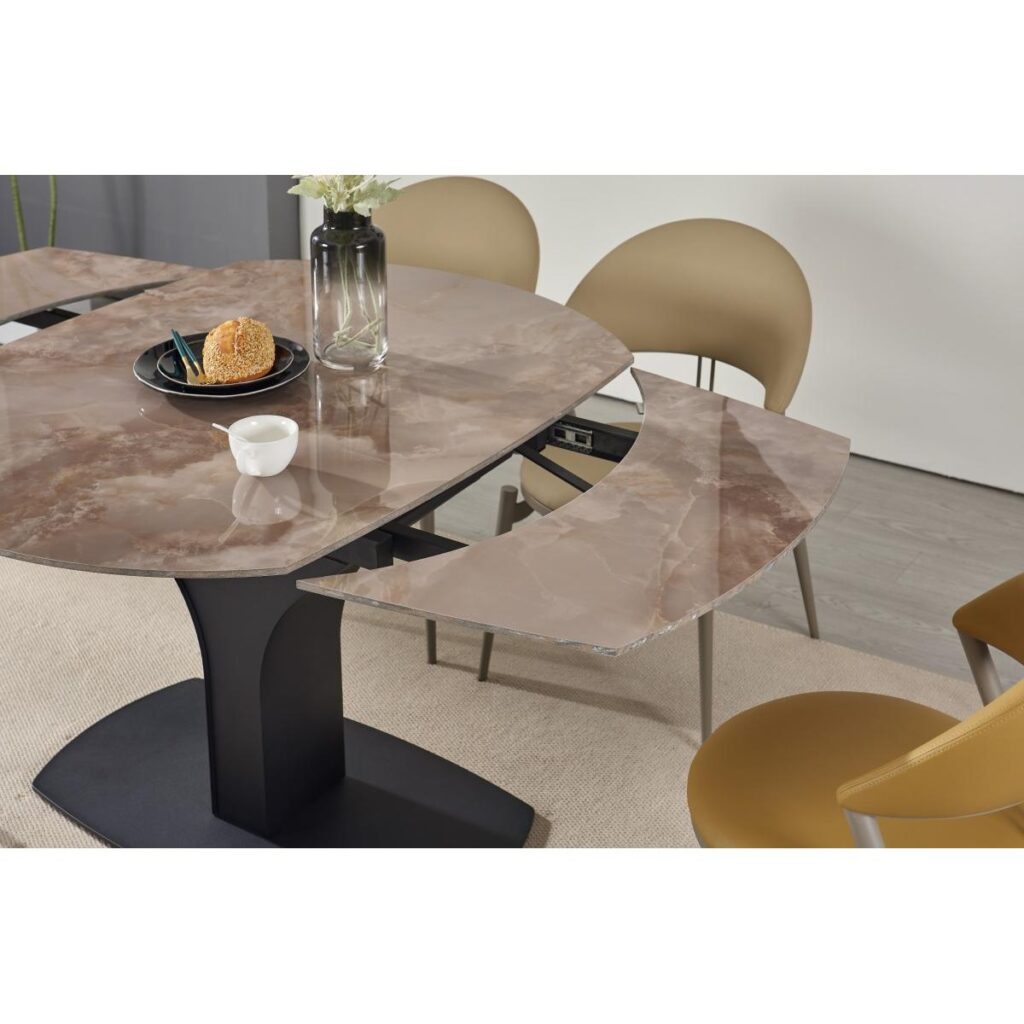 Imani Dining Table - Agate Brown - Image 7