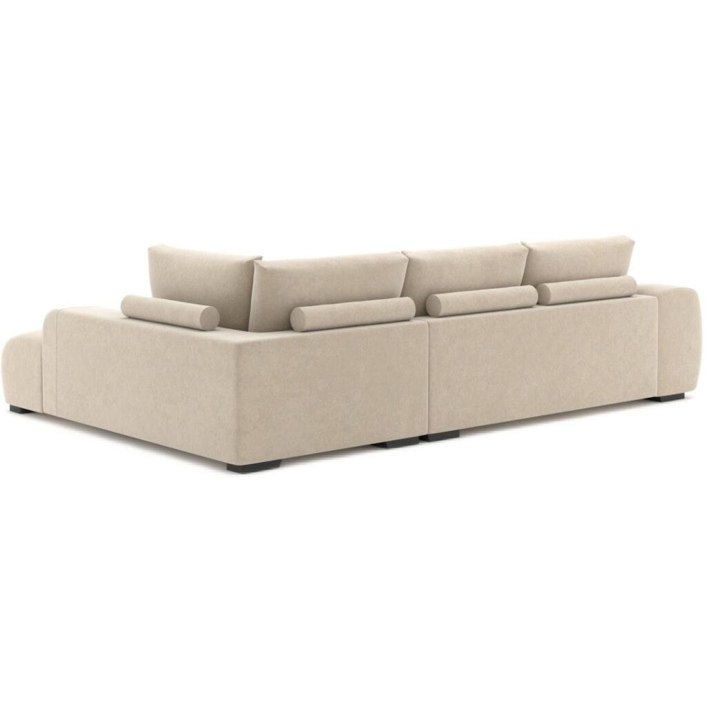 Zara Sectional Sofa - Beige - Image 4