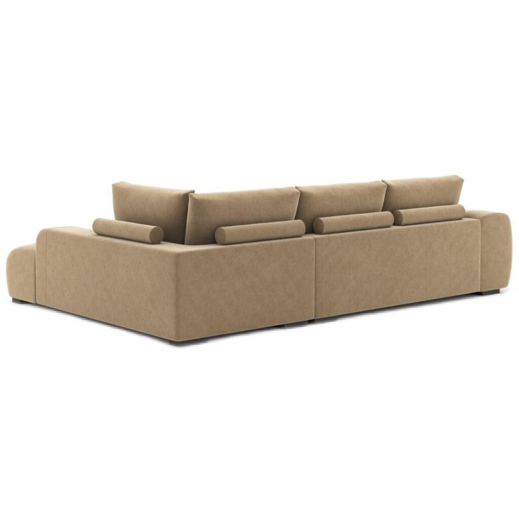 Zara Sectional Sofa - Taupe - Image 4