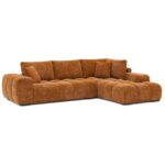 Zara Sectional Sofa - Burnt Orange 911941 911941 2