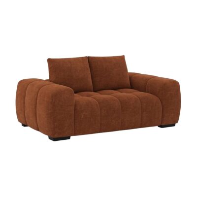 Zara Love Seat - Rust