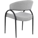 Alessia Dining Chair - Set of 2 - Grey/Black 93111 93111 3