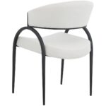 Alessia Dining Chair - Set of 2 - Cream/Black 93112 93112 4