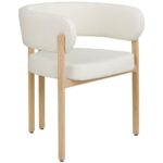 Belisse Dining Chair - Set of 2 - Cream/Oak 98221 98221 2
