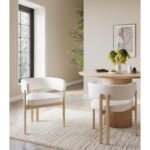 Belisse Dining Chair - Set of 2 - Cream/Oak 98221 98221 9