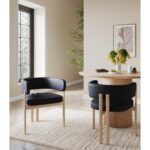 Belisse Dining Chair - Set of 2 - Black/Oak 98222 98222 9