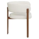 Caliste Dining Chair - Set of 2 - Cream/Walnut 98331 98331 3
