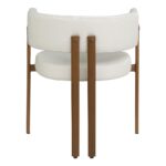 Caliste Dining Chair - Set of 2 - Cream/Walnut 98331 98331 5
