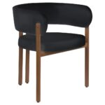 Caliste Dining Char - Set of 2 - Black/Walnut 98332 98332 2