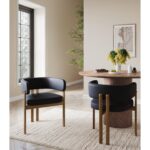 Caliste Dining Char - Set of 2 - Black/Walnut 98332 98332 7