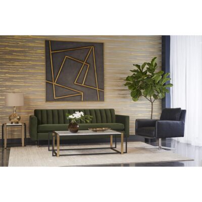 In A Maze - 60" X 60" - Gold Floater Frame A0198 A0198 3