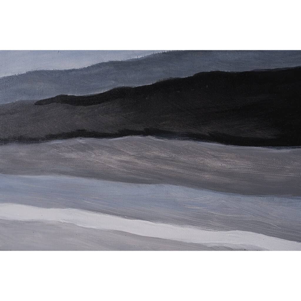 Mystic Landscape - 72" X 22" - Black Floater Frame - Image 2