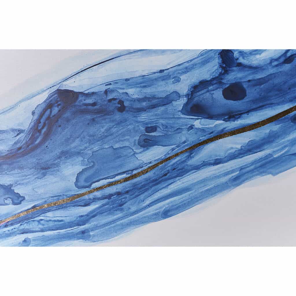 Fluidity (Set Of 2) - 40" X 60" - Gold Floater Frame - Image 2