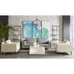 Blue Lagoon (Set Of 3) - 30" X 60" - Charcoal Floater Frame A0241 A0241 BLUE LAGOON 10