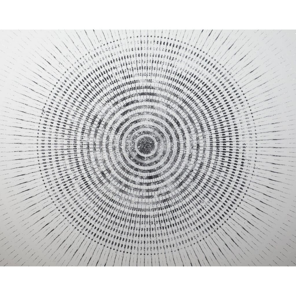 Galaxy - 48" X 48" - White Frame - Image 3