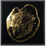 Time Lines (Set Of 4) - 30" X 30" - Charcoal Frame A0325 A0325 TIME LINES SET OF 4 30 X 30 CHARCOAL FRAME 1