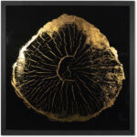 Time Lines (Set Of 4) - 30" X 30" - Charcoal Frame A0325 A0325 TIME LINES SET OF 4 30 X 30 CHARCOAL FRAME 3