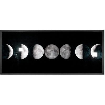 Moon Phases - 72" X 30" - Charcoal Frame A0330 A0330 2