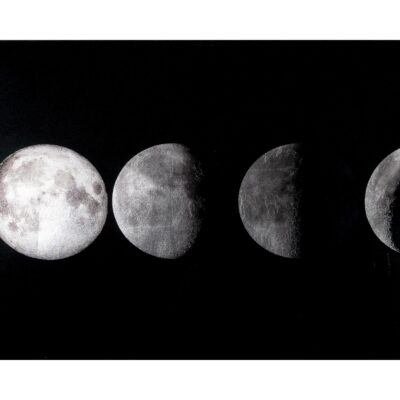 Moon Phases - 72" X 30" - Charcoal Frame A0330 A0330 4