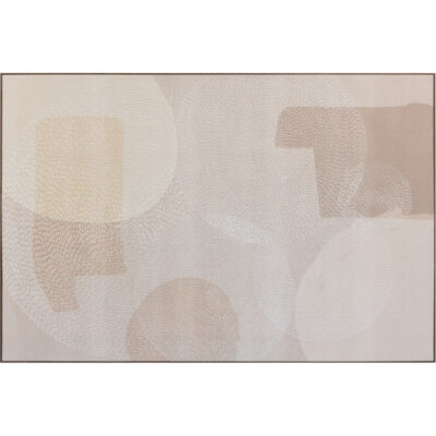 Wall Art Burlington - Modern Decor A0393 SMOOTH OPERATOR 72 X 48 LIGHT BROWN FLOATER FRAME