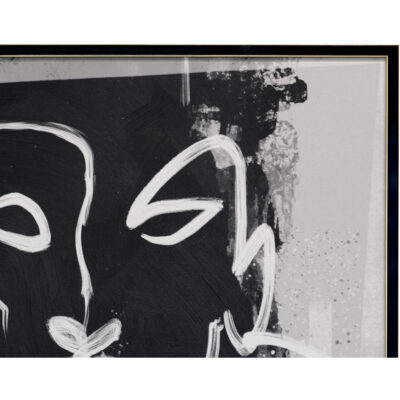 Face To Face (Set Of 2) - 40" X 60" - Black Floater Frame A0394 A0394 FACE TO FACE SET OF 2 40 X 60 BLACK FLOATER FRAME 8