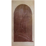 Two Stories (Set Of 2) - 36" X 72" - Natural Floater Frame A0400 A0400 TWO STORIES SET OF 2 36 X 72 NATURAL FLOATER FRAME 1