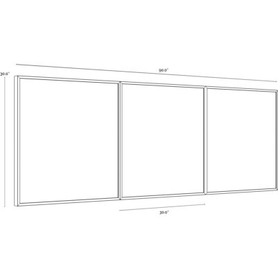 Zen Garden (Set Of 3) - 30" X 30" - Black Floater Frame 9 Zen Garden (Set Of 3) - 30" X 30" - Black Floater Frame A0402 A0402 5