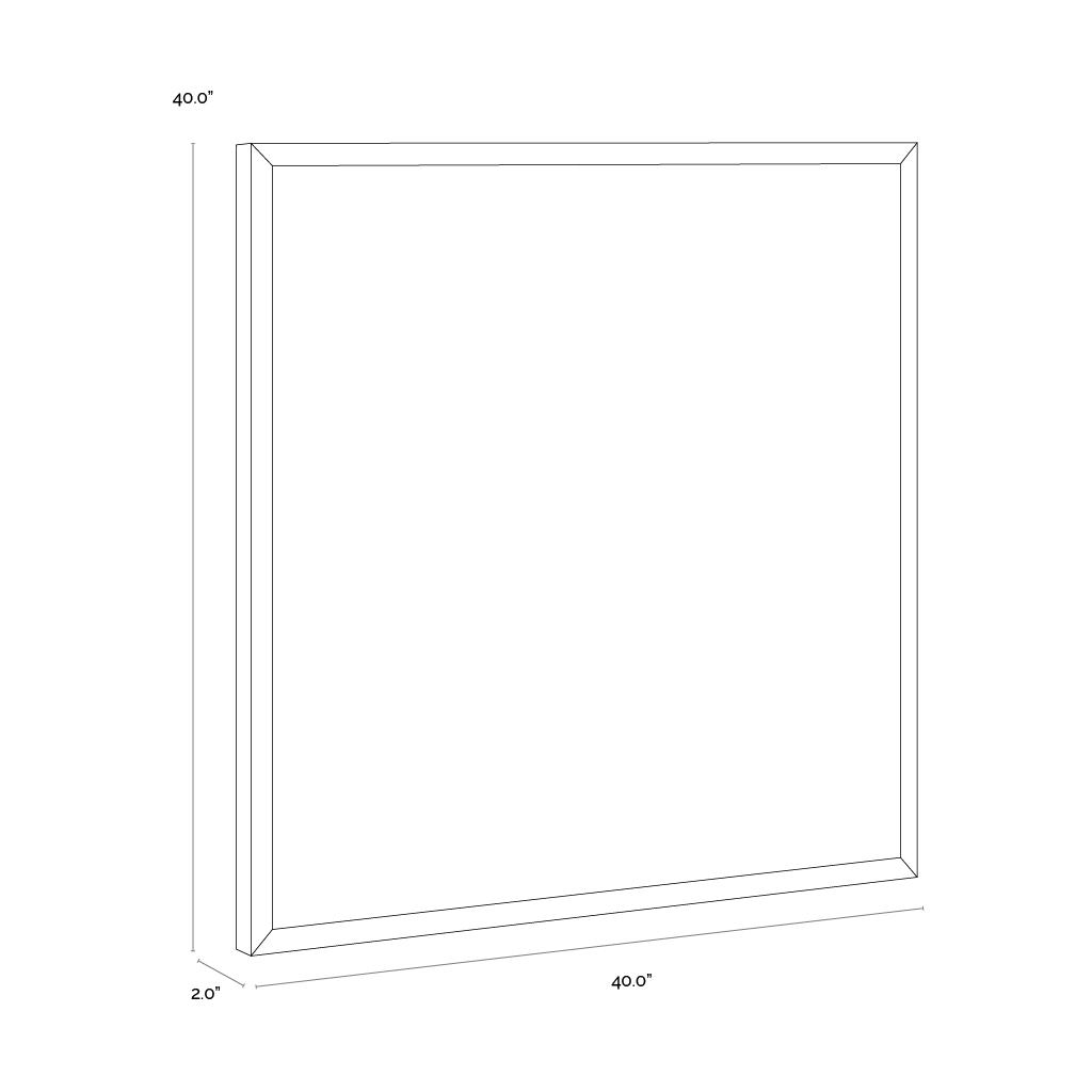Family Dynamics I - 40" X 40" - Medium Brown Frame 8 Family Dynamics I - 40" X 40" - Medium Brown Frame - Image 8