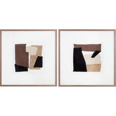 Family Dynamics Ii - 40" X 40" - Medium Brown Frame 13 Family Dynamics Ii - 40" X 40" - Medium Brown Frame A0423 A0423 4