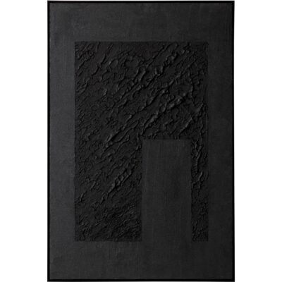 Shadow Work - 40" X 60" - Black Floater Frame