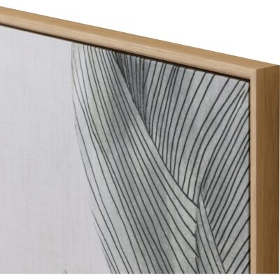 Bloom And Flow (Set Of 2) - 30" X 60" - Natural Floater Frame A0434 A0434 2