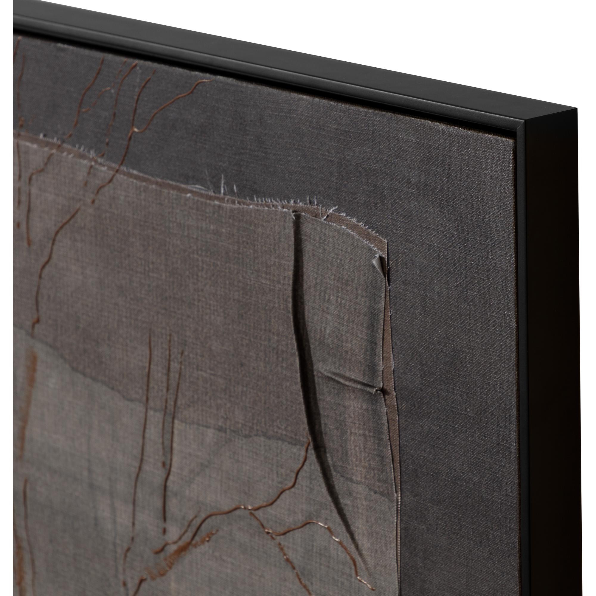 Enchanted Forest - 60" X 40" - Black Floater Frame - Brown 2 Enchanted Forest - 60" X 40" - Black Floater Frame - Brown - Image 2