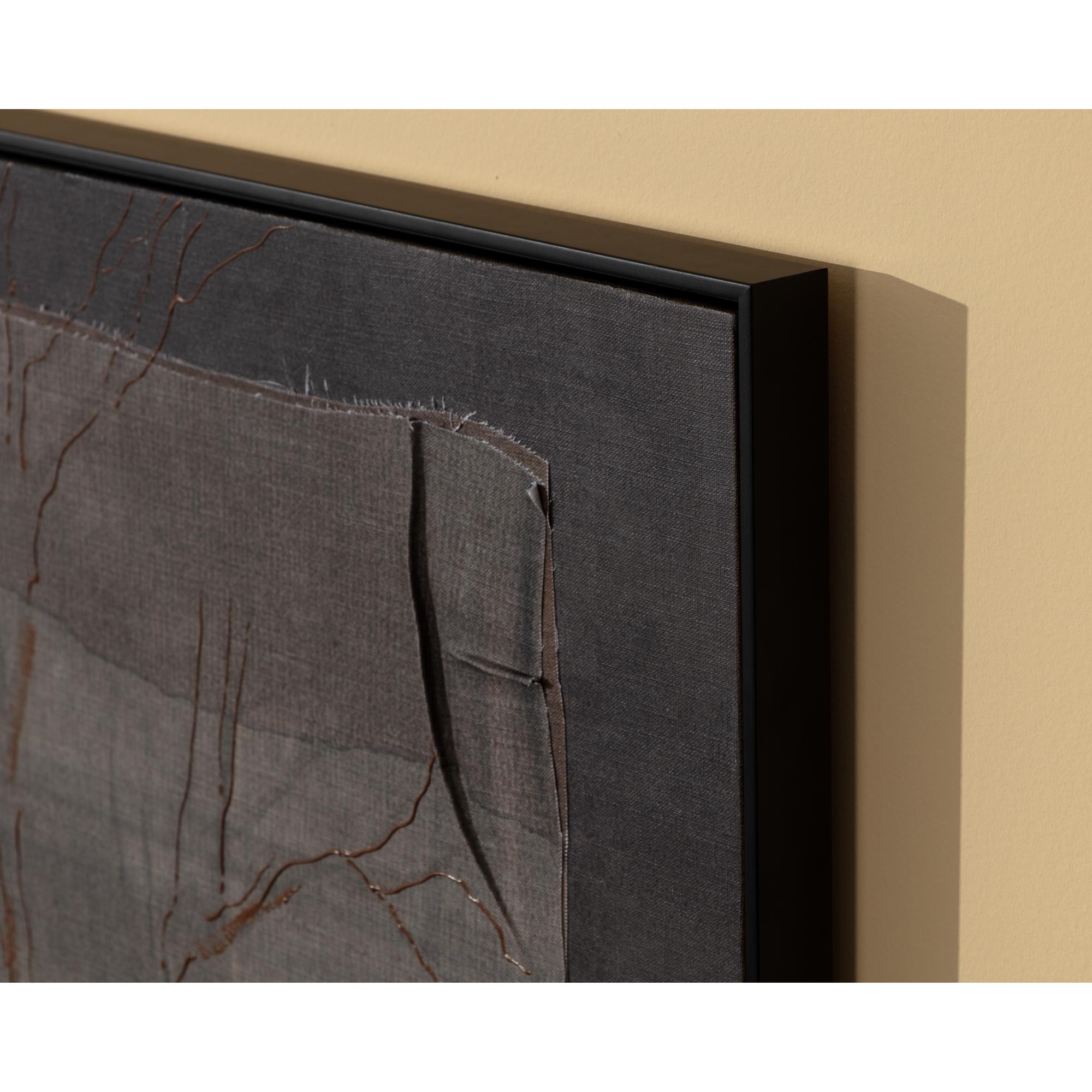Enchanted Forest - 60" X 40" - Black Floater Frame - Brown 3 Enchanted Forest - 60" X 40" - Black Floater Frame - Brown - Image 3