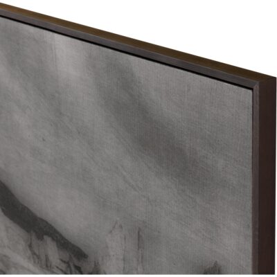 Antique Landscape - 50" X 35" - Dark Brown Floater Frame A0437 A0437 2