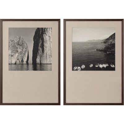 Coastal Vibes I - 28" X 40" - Deep Brown Frame A0439 A0439 2