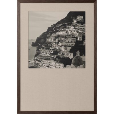 Coastal Vibes Iii - 28" X 40" - Deep Brown Frame