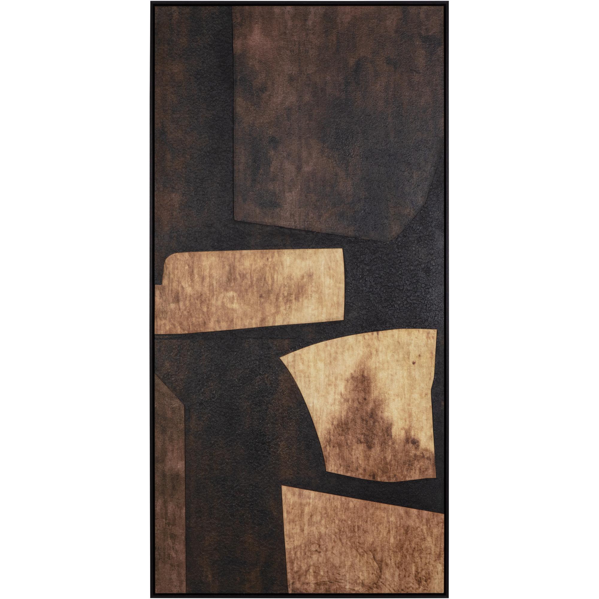 Rustic Nuance Ii - 30" X 60" - Black Floater Frame 1 Rustic Nuance Ii - 30" X 60" - Black Floater Frame