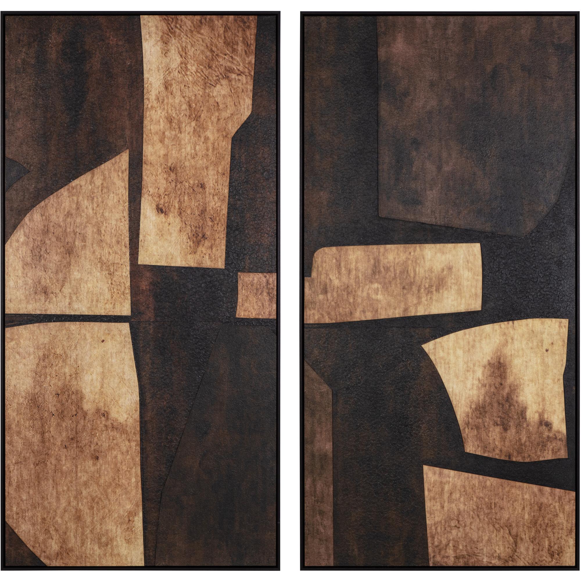 Rustic Nuance Ii - 30" X 60" - Black Floater Frame 2 Rustic Nuance Ii - 30" X 60" - Black Floater Frame - Image 2