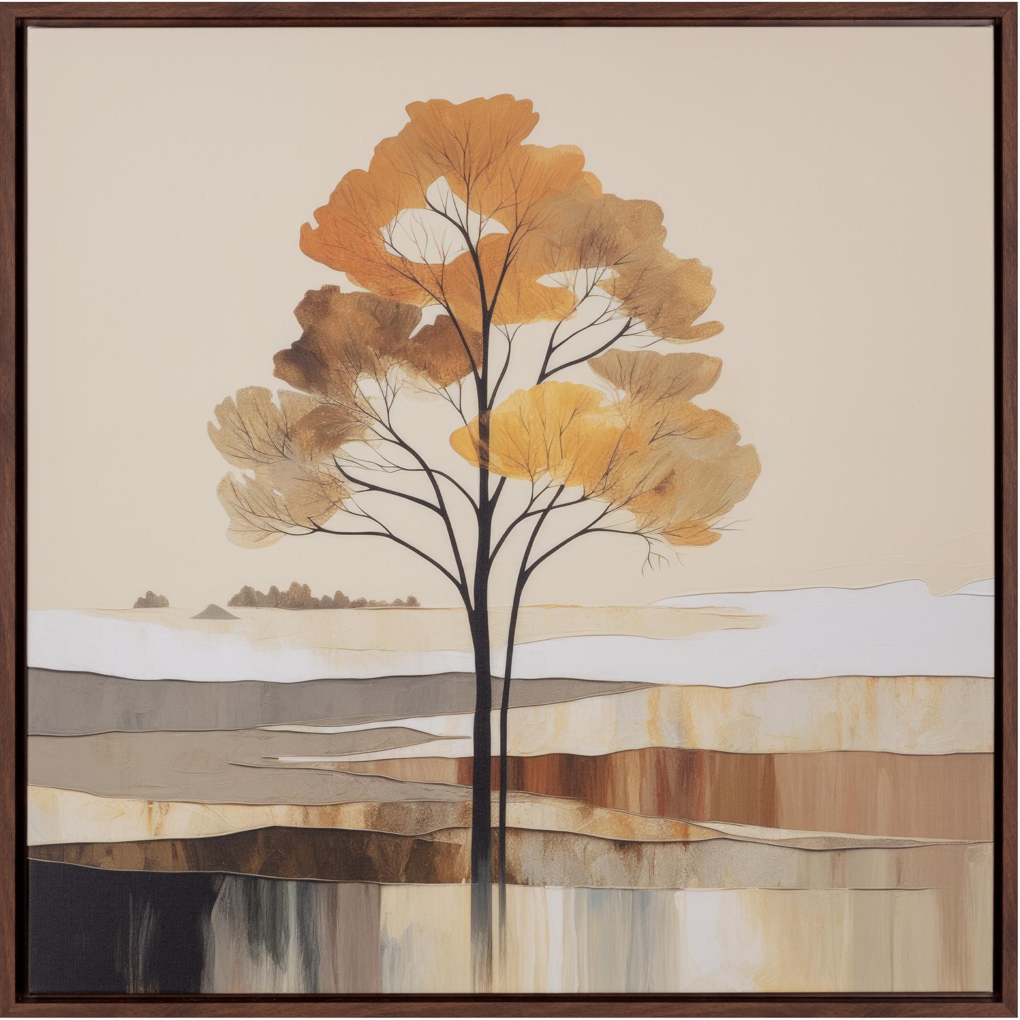 Still September - 30" X 30" - Brown Floater Frame 1 Still September - 30" X 30" - Brown Floater Frame