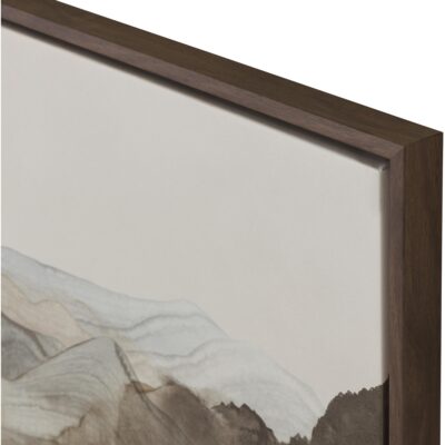 Cordillera I - 24" X 24" - Brown Floater Frame A0450 A0450 3