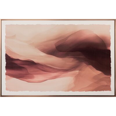 Dream State - 60" X 40" - Copper Floater Frame - Fire