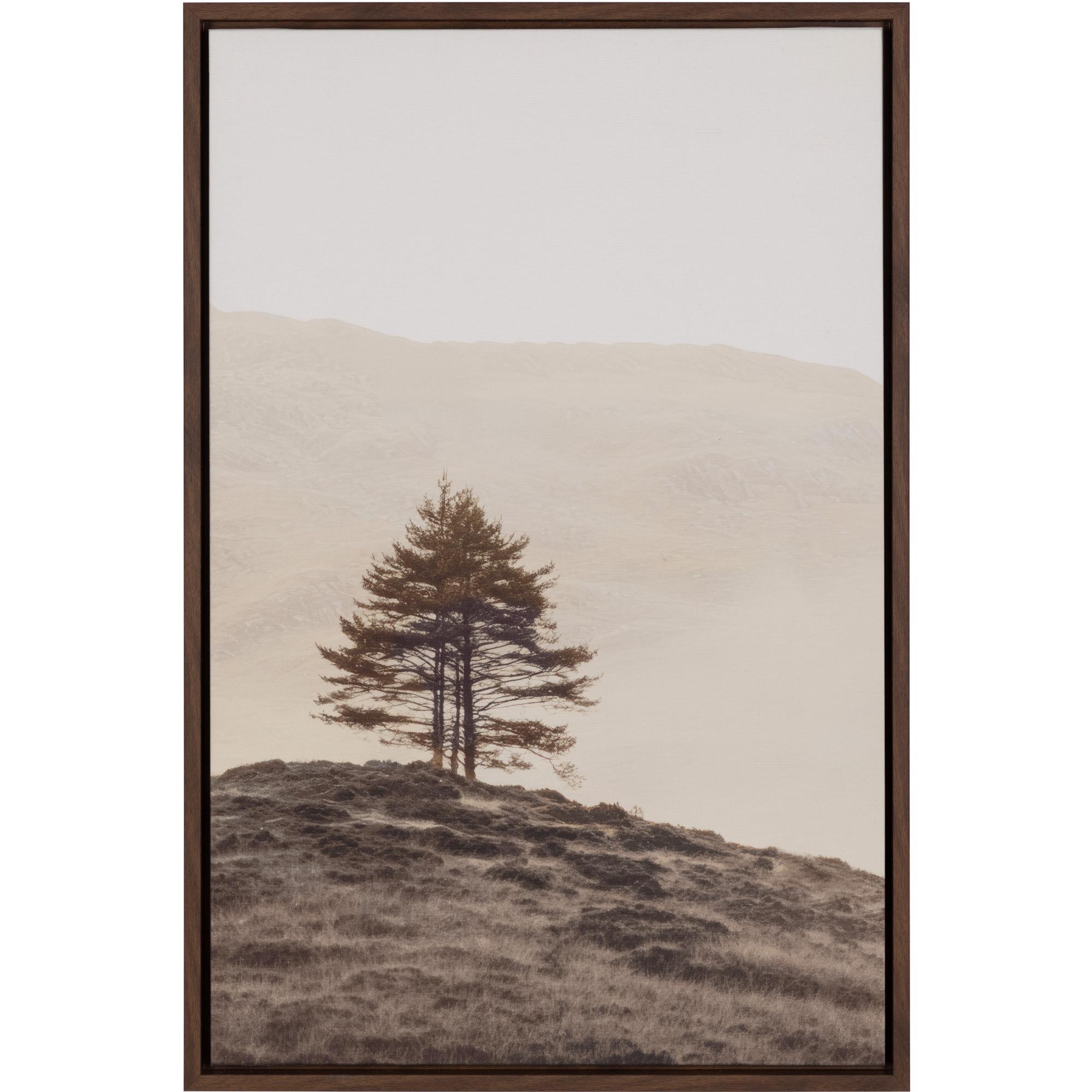 Together Alone Ii - 20" X 30" - Brown Floater Frame 1 Together Alone Ii - 20" X 30" - Brown Floater Frame