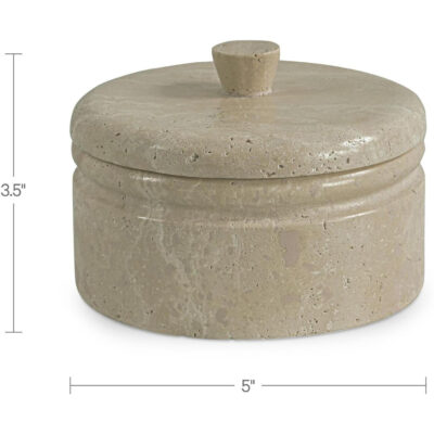 Valencia Round Travertine Box AI-1020-34 AI 1020 34 70 dim