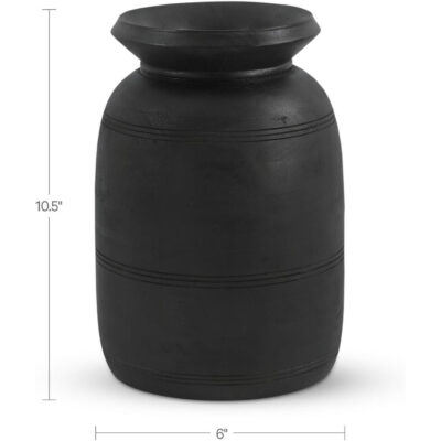 Noble 10.5 in Vessel Black AI-1023-03 AI 1023 03 70 dim