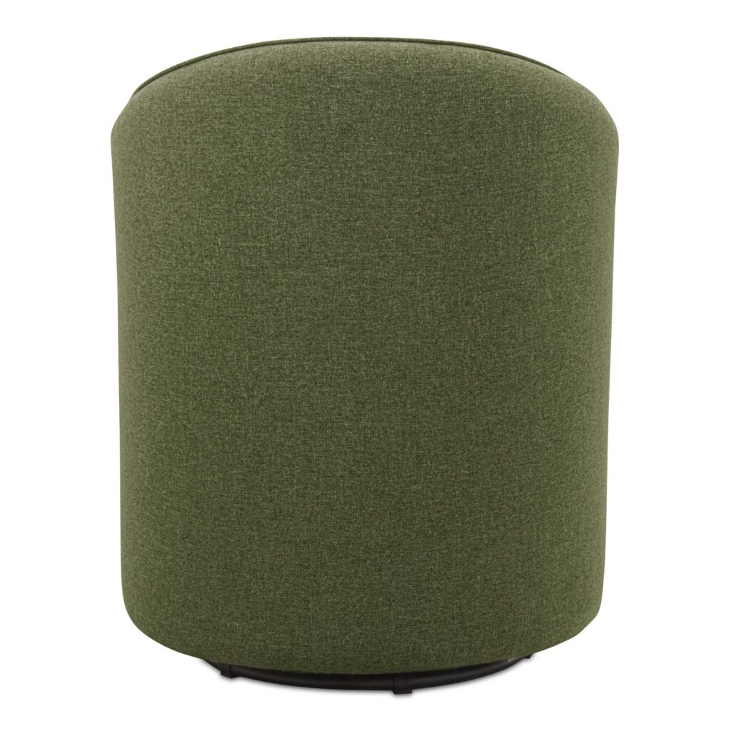 Sylvie Outdoor Swivel Dining Chair Green - Image 4