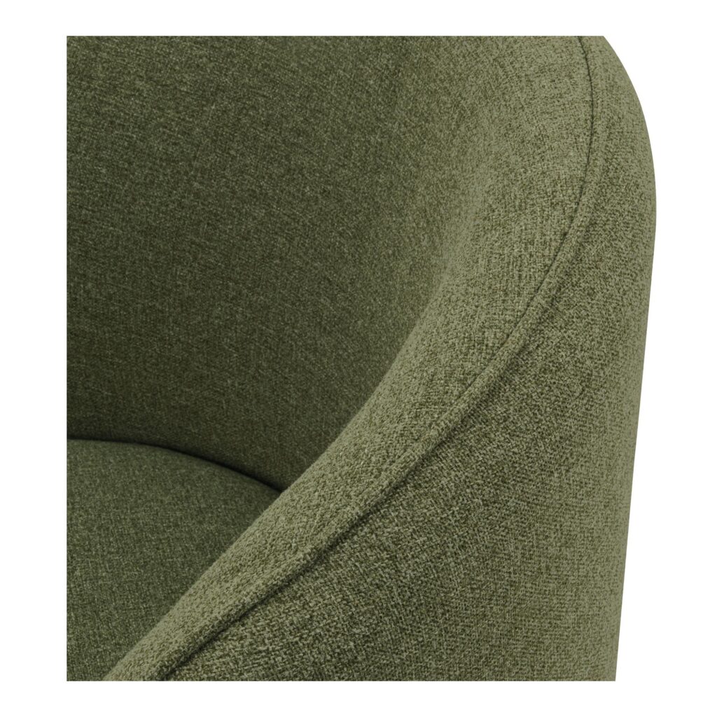 Sylvie Outdoor Swivel Dining Chair Green - Image 5
