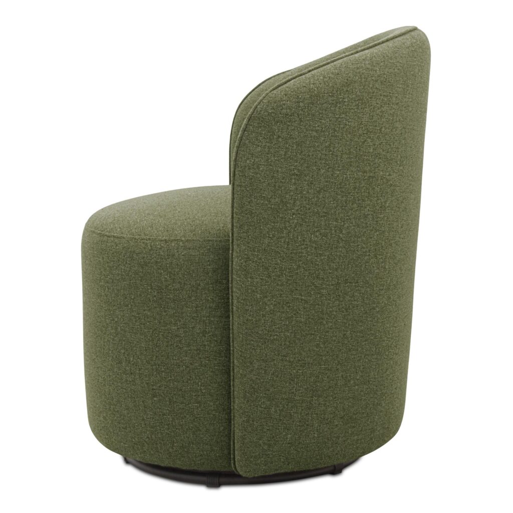 Sylvie Outdoor Swivel Dining Chair Green - Image 3