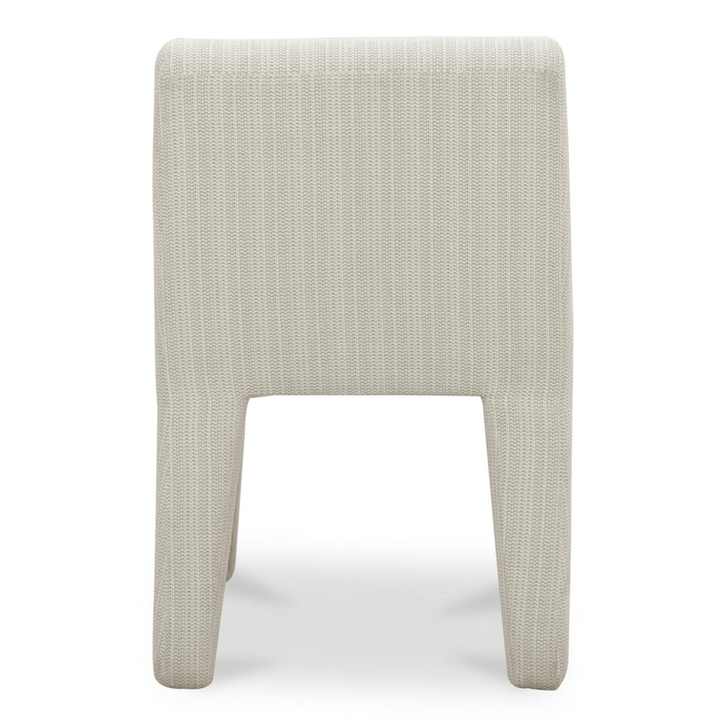 Verona Outdoor Dining Chair Cream - Image 5