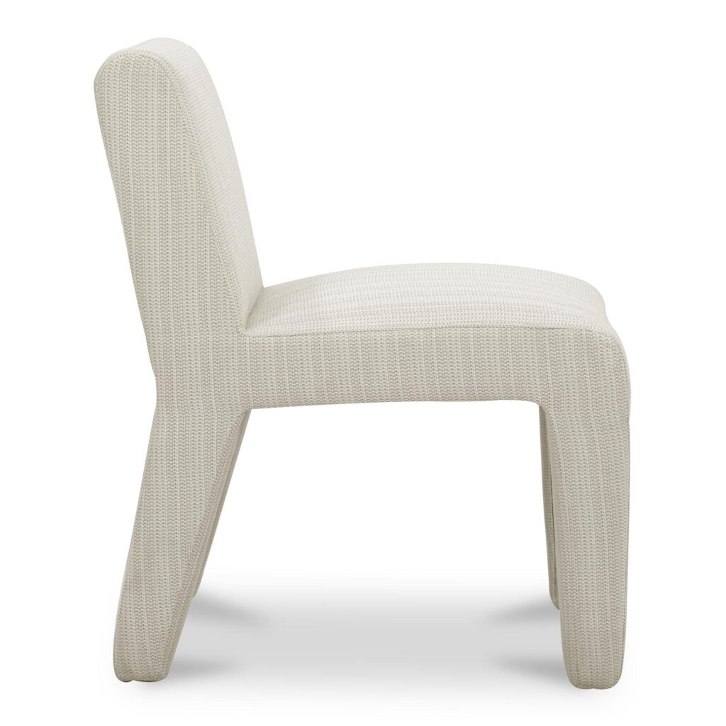 Verona Outdoor Dining Chair Cream - Image 4