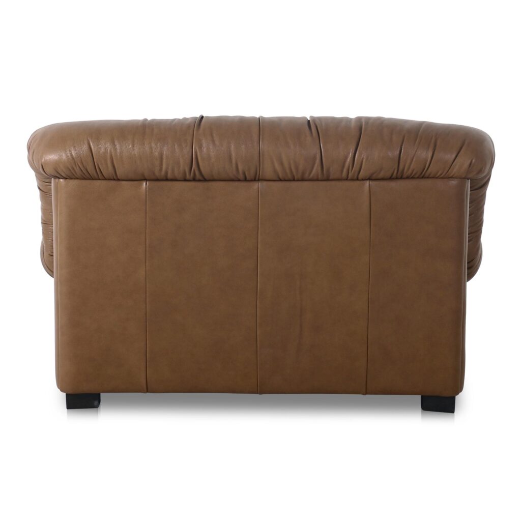 Halston Lounge Chair Tan Leather - Image 5